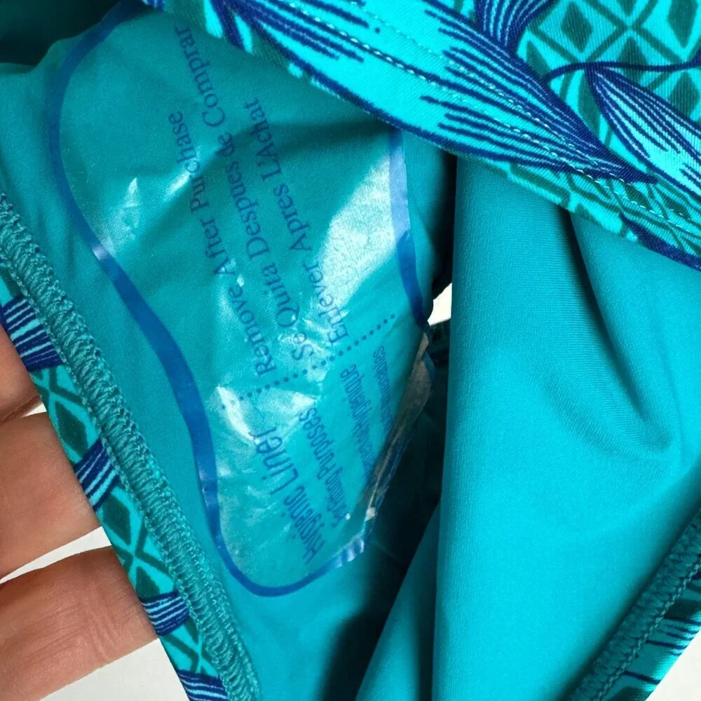 NWT Skinny Dippers Mojito Kiss Kiss Soft Cup One Piece Swimsuit Size L - Picture 8 of 16